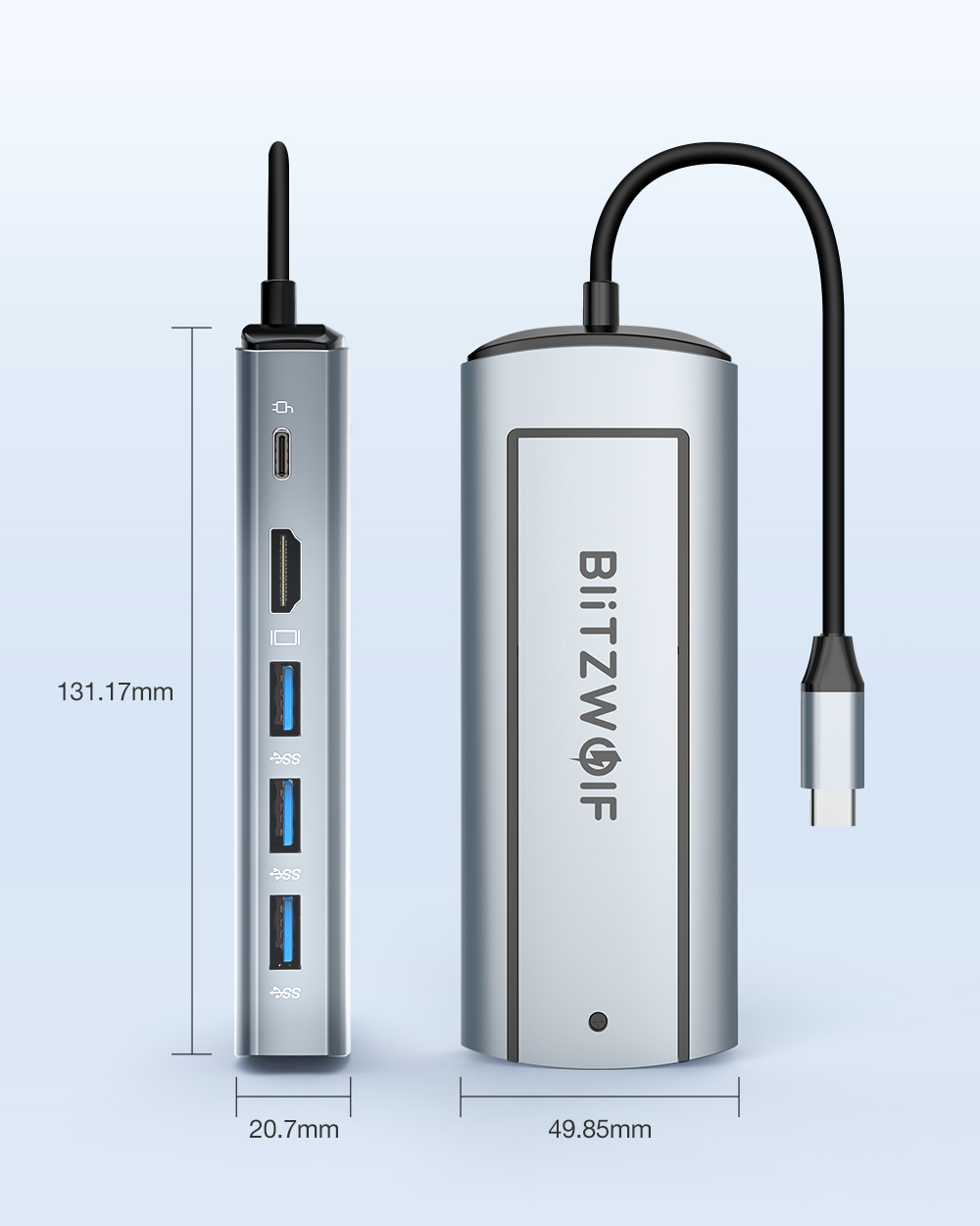 BlitzWolfreg-BW-Neo-TH13-6-in-1-Dockingstation-mit-M2-SATA-SSD-Kartenslot-3-USB-30-Anschluumlssen-PD-2002068-13